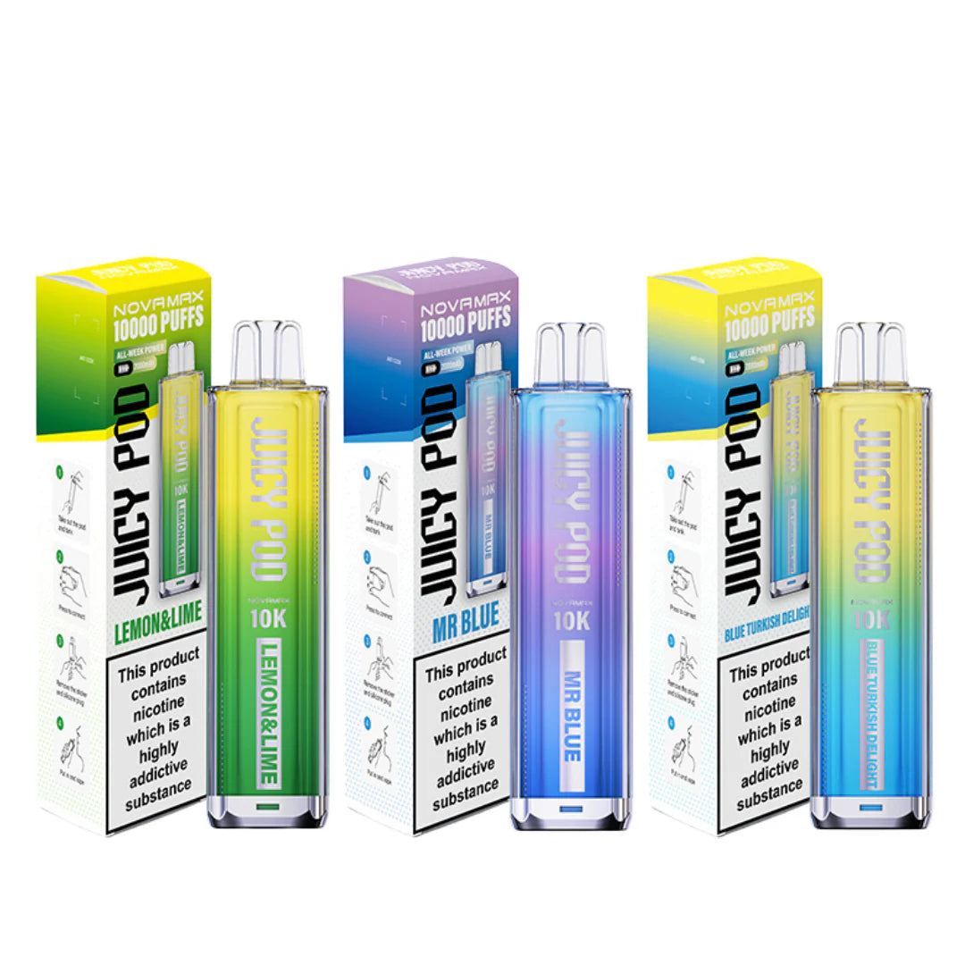 JUICY POD NOVAMAX 10K PREFILLED VAPE KIT